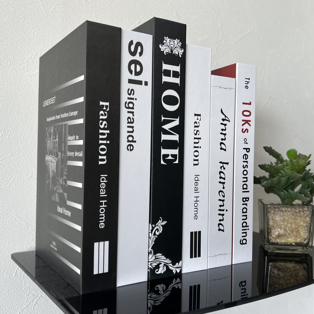 楽天市場】インテリアブック フェイクブック Cセット インテリア 洋書