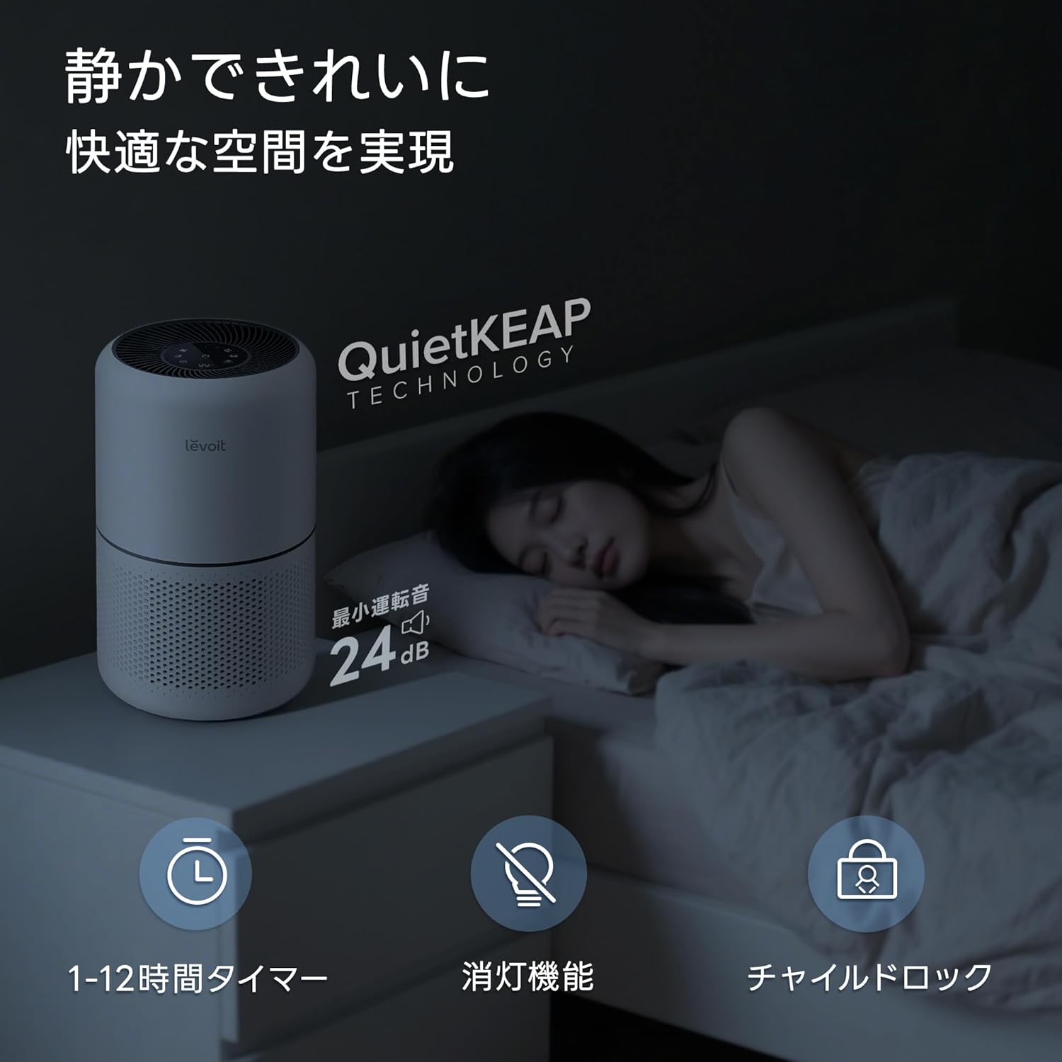 Levoit Core 300 Pro 空気清浄機(プラズマ付き)