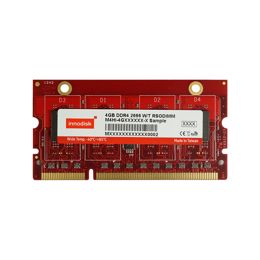 DDR4 Wide Temp. Rugged SODIMM | Wide Temperature - Innodisk