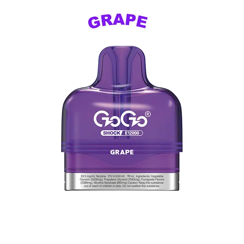 グレープ(Grape) - GOGO Shock E12000 Pod | ニコチン含有