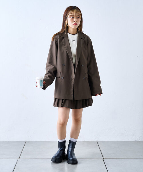 w closet（ダブルクローゼット） スカート 「セットアップ対応」リボン