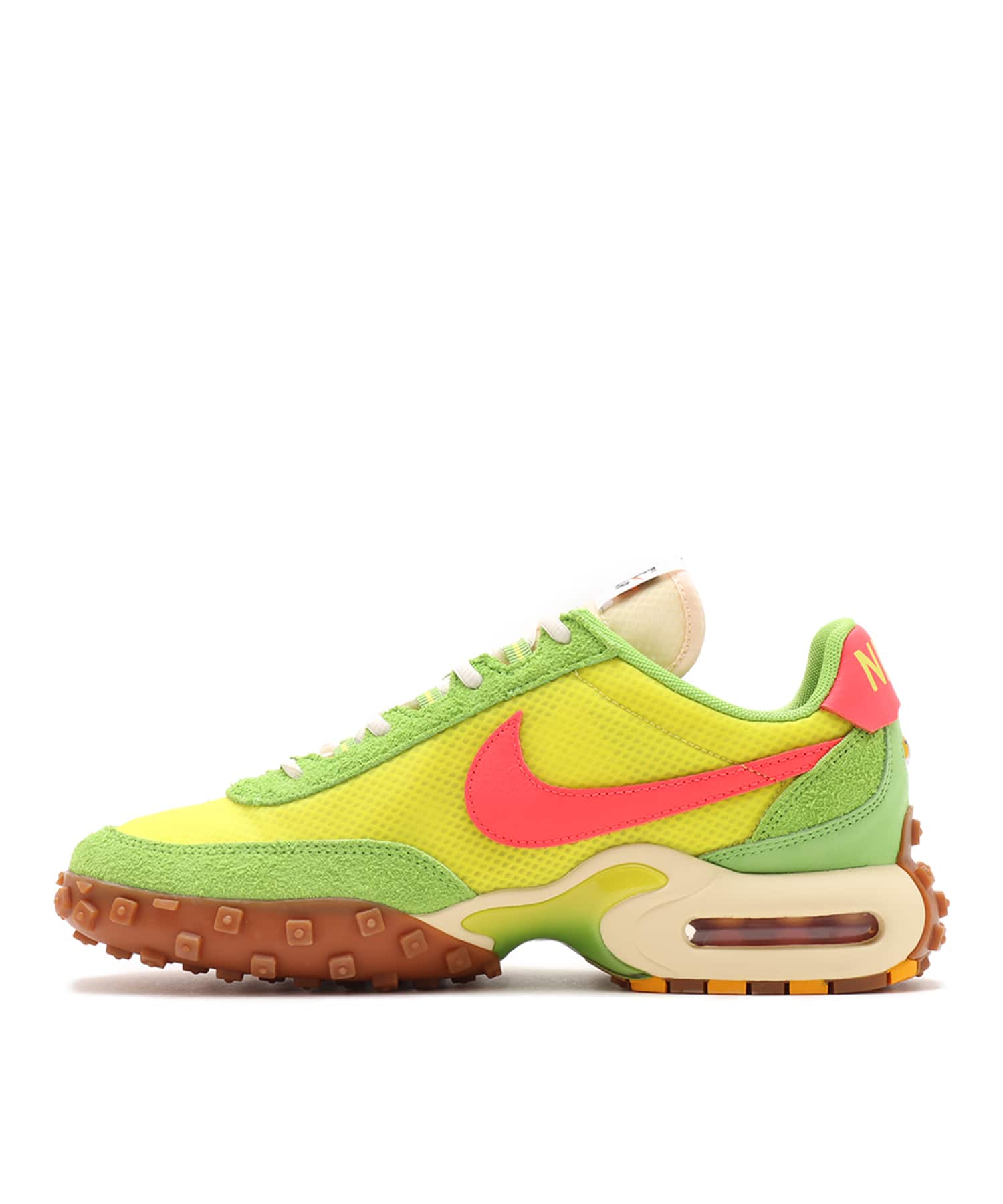 NIKE AIR MAX WAFFLE SP 2 ELECTROLIME/FLASH CRIMSON-GUM MED BROWN