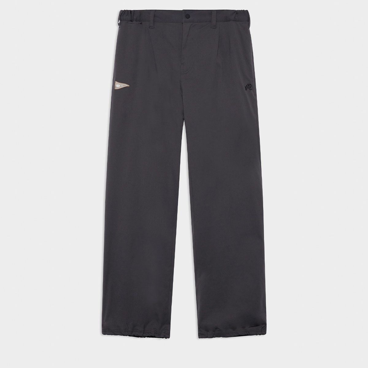 686xマルボン 撥水 ロゴワッペン 裏地付き ストレッチ ロングパンツ