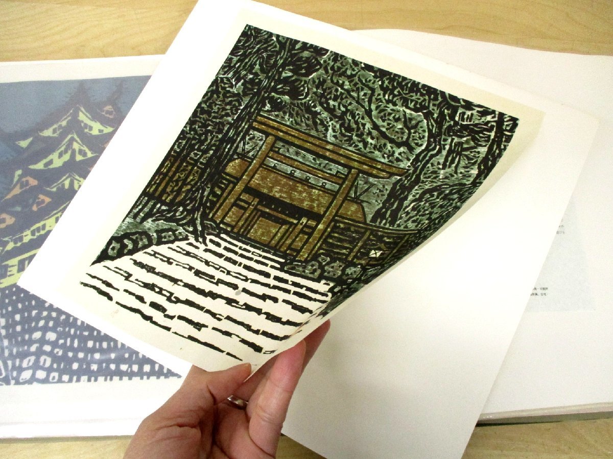 Yahoo!オークション - a C3839 版画作品集「現代版画十二景」昭和42年