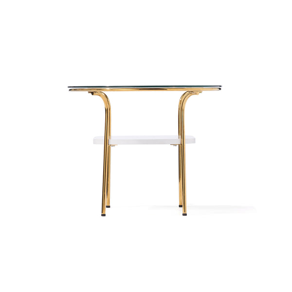 レガート コーヒーテーブル S ゴールド×マーブル （W750