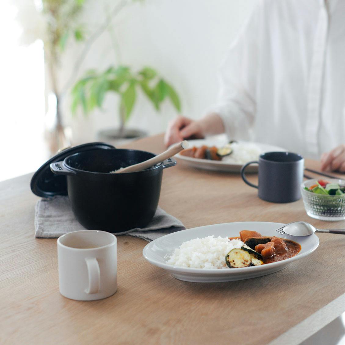 STAUB ストウブ ラ・ココット de GOHAN 両手鍋 炊飯 お釜 16cm