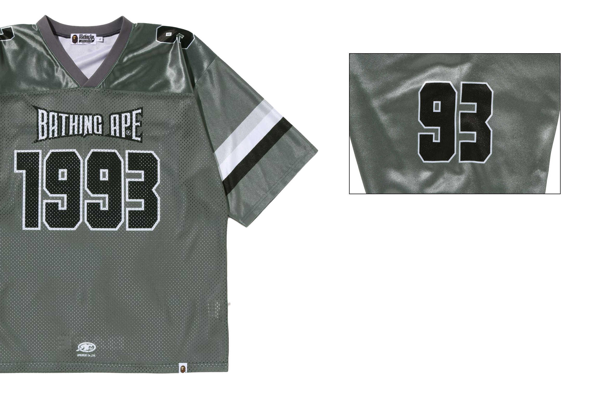 A Bathing Ape ベースボールジャージ 93 Majestic A BATHING APE® x