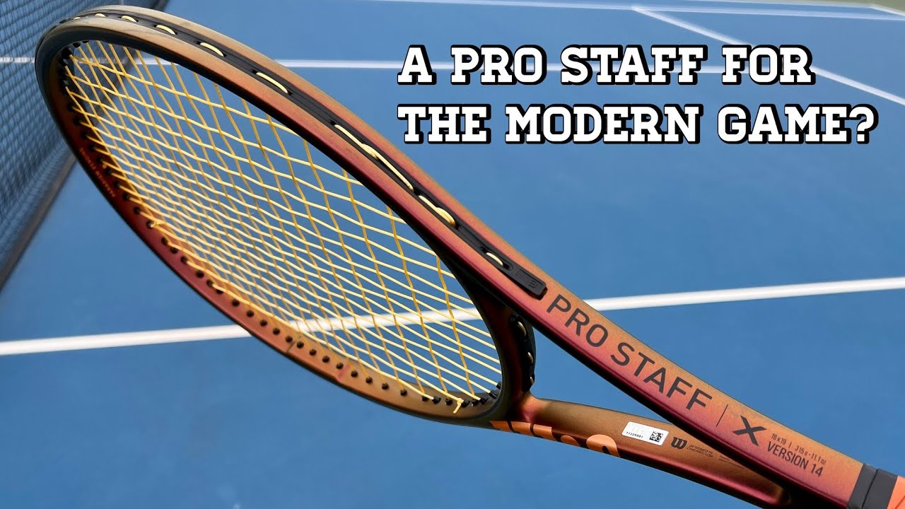 Wilson Pro Staff X V14 2023 tennis racquet / racket review - YouTube
