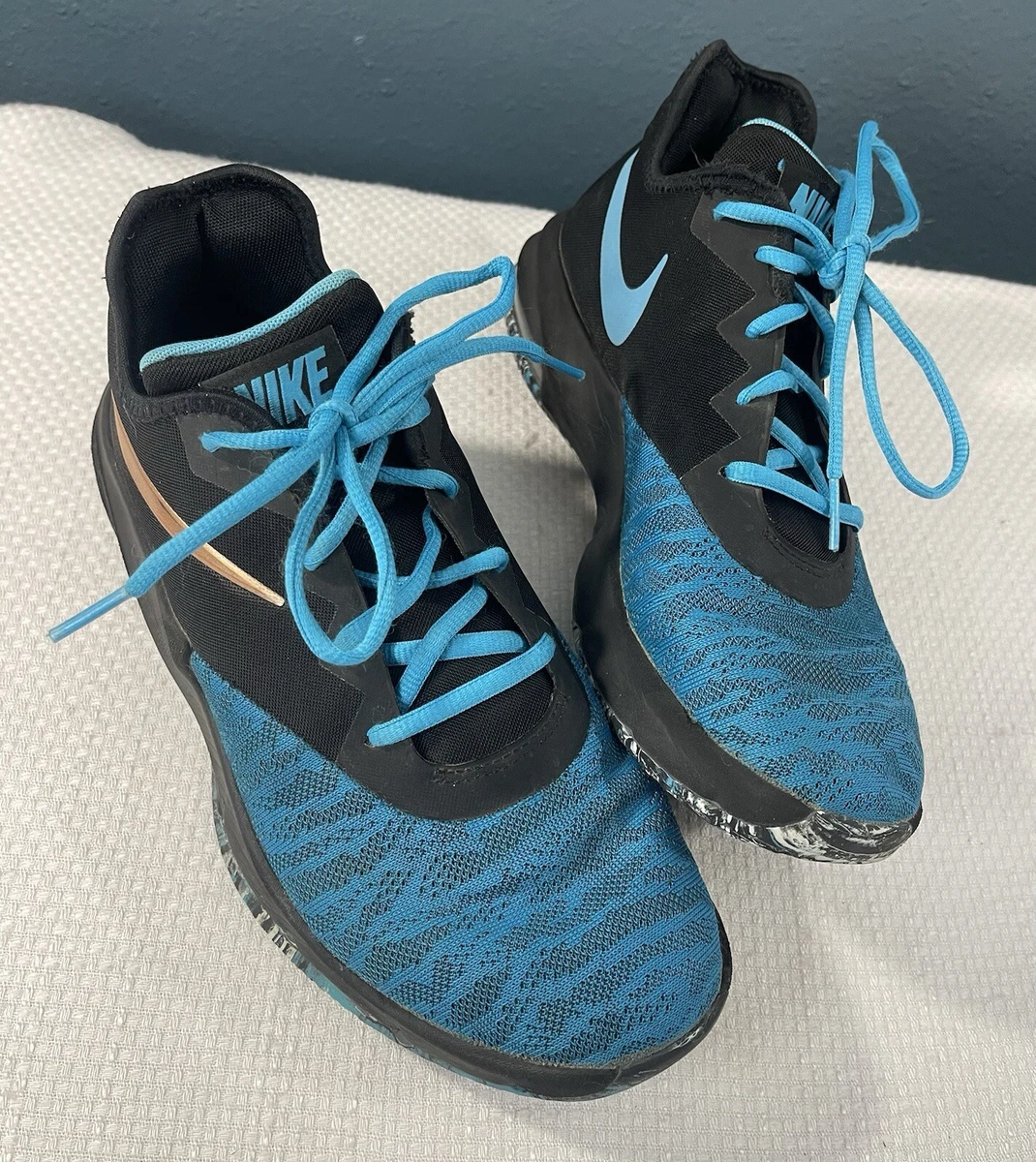 Nike Air Max Infuriate 3 Low Black Blue | eBay