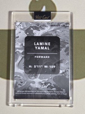 2024 Wild Card Splat Lamine Yamal 1/2 🔥 Rookie 🔥 National