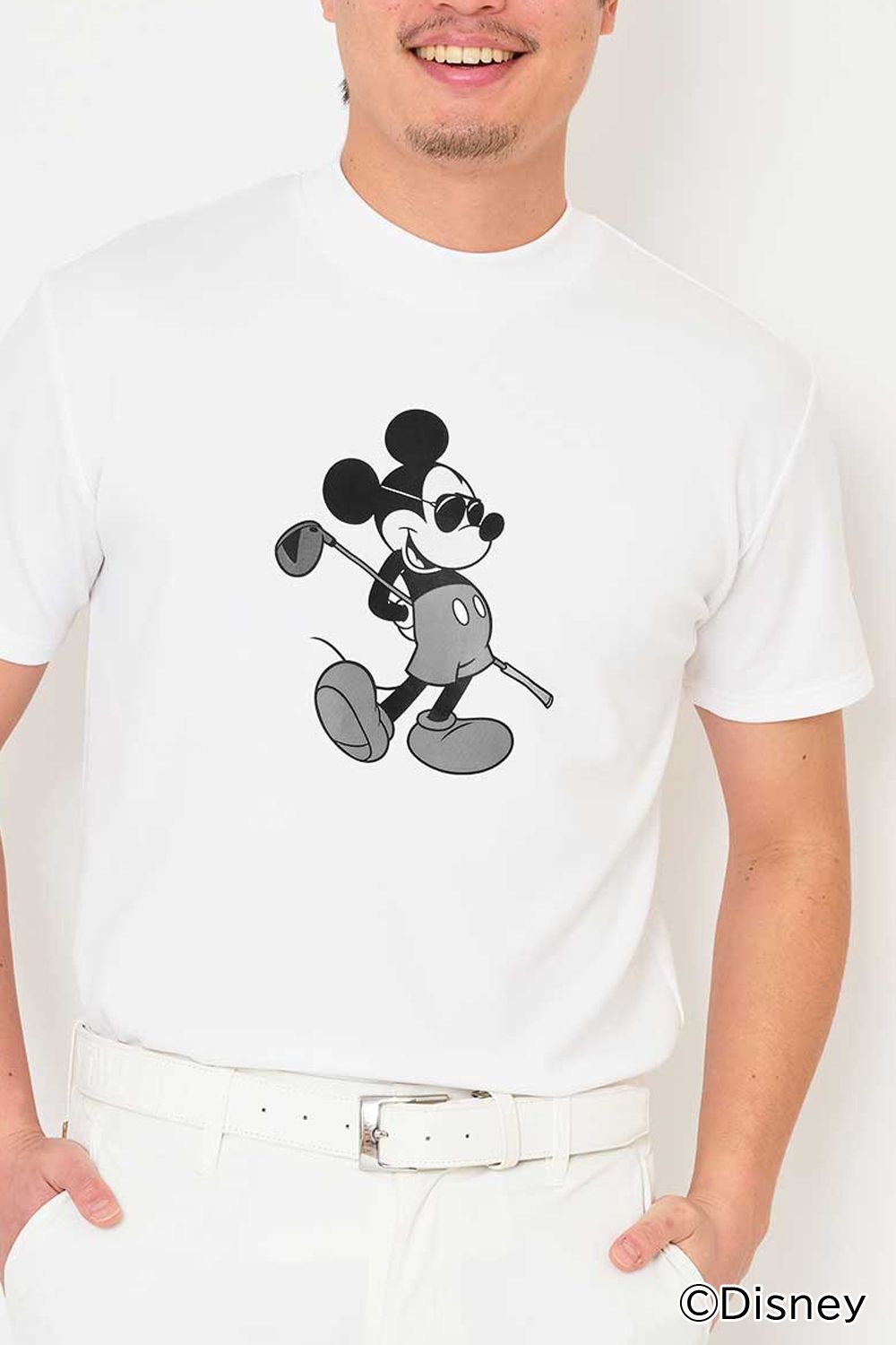 V12 - 【25SS】 SM MOCK / ミッキーマウス モックネックTシャツ