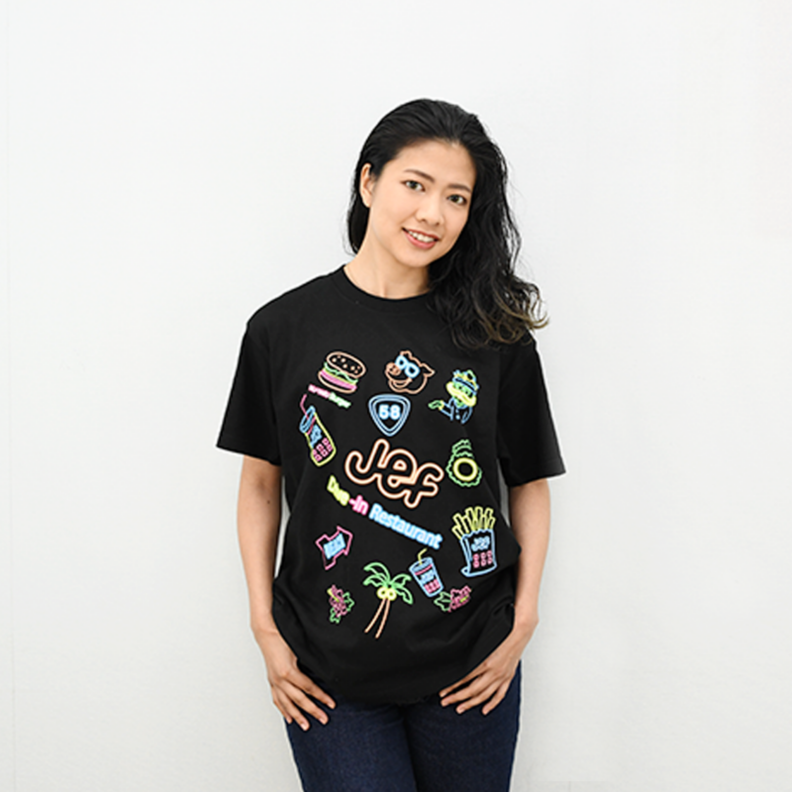 Jef T-shirt/mancha-black | JEFオンライン