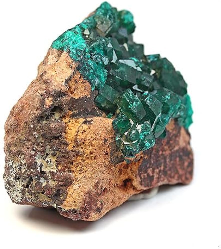 Amazon | ダイオプテーズ（翠銅鉱）コンゴ産 Dioptase 鉱物〔 天然石