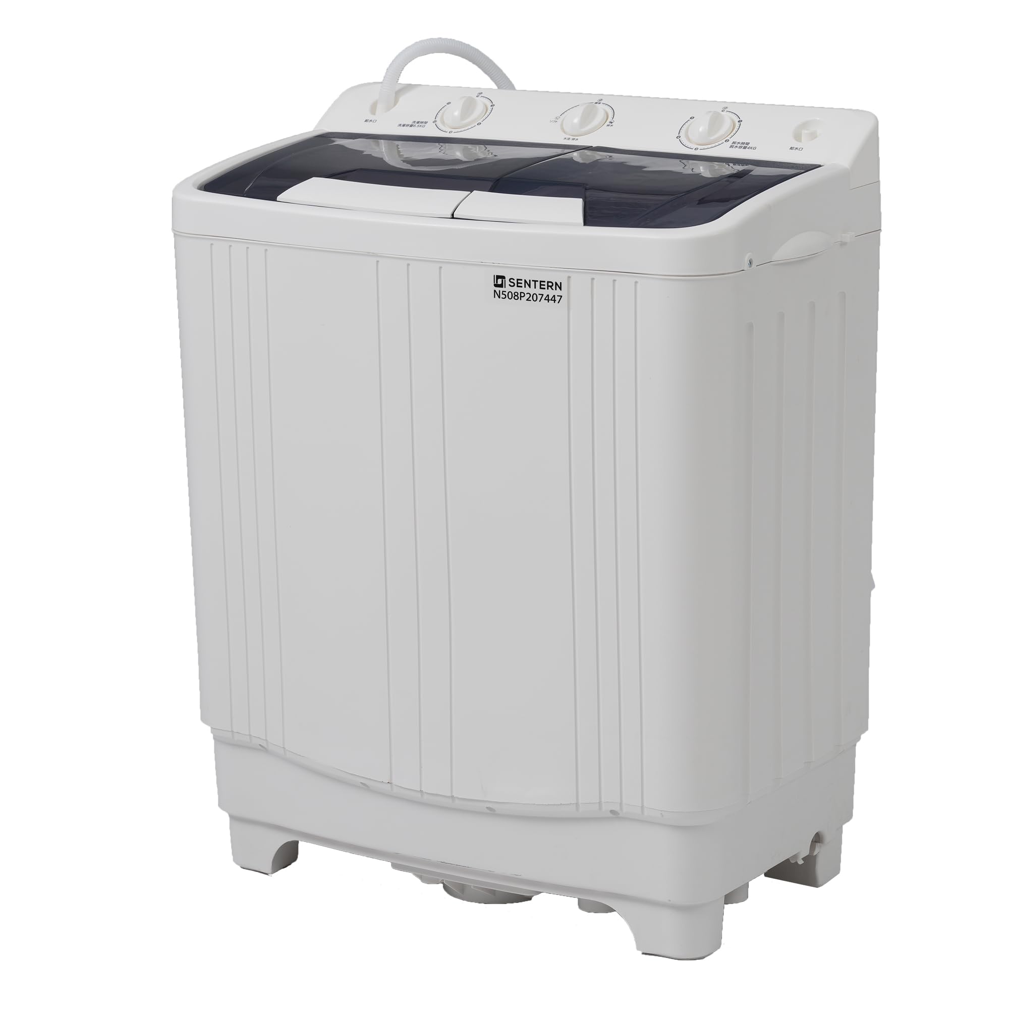 Amazon | 二槽式洗濯機 縦型洗濯機 洗濯6.5kg/脱水槽4kg 大容量