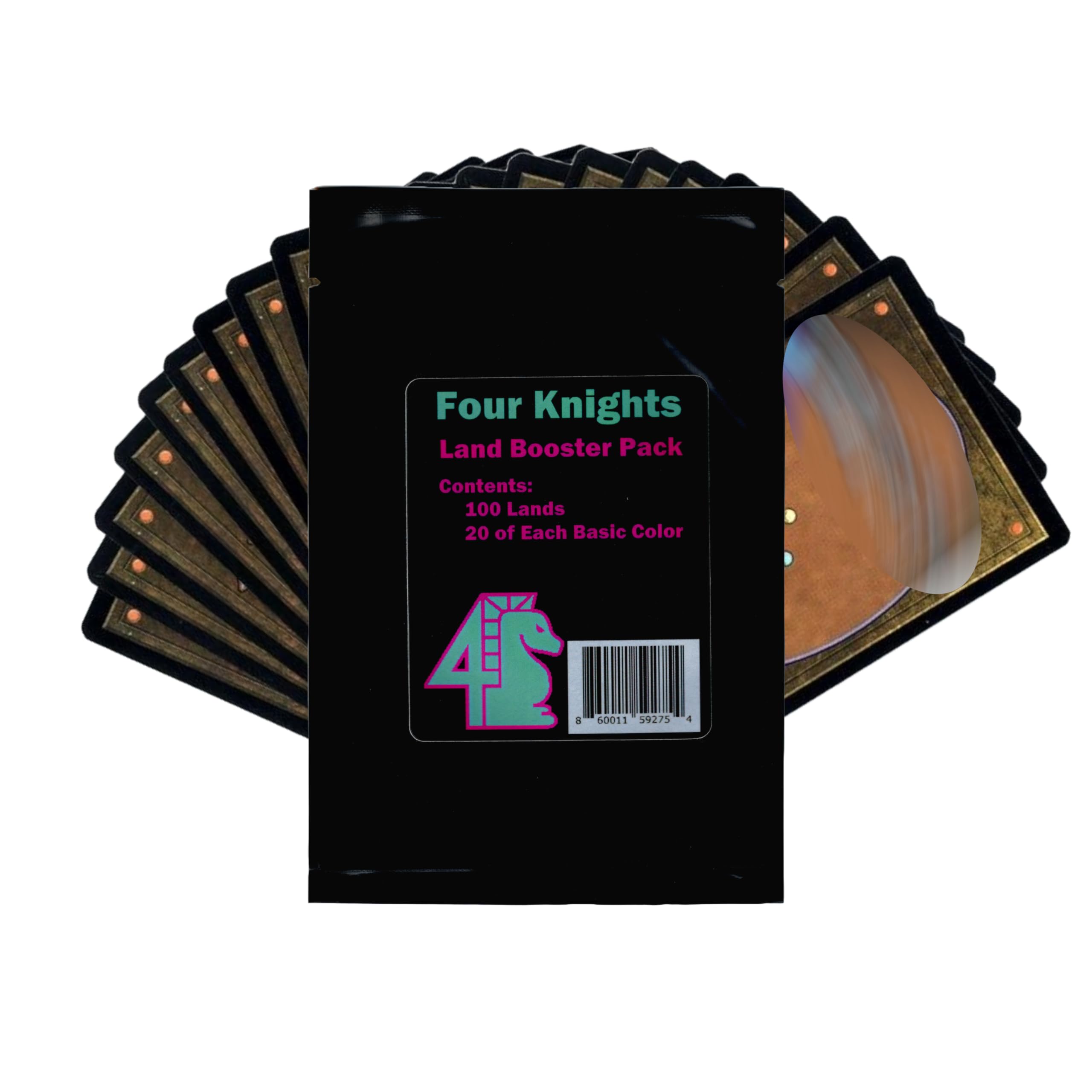 Amazon.com: Four Knights: MTG TCG Basic Land Booster Pack 100
