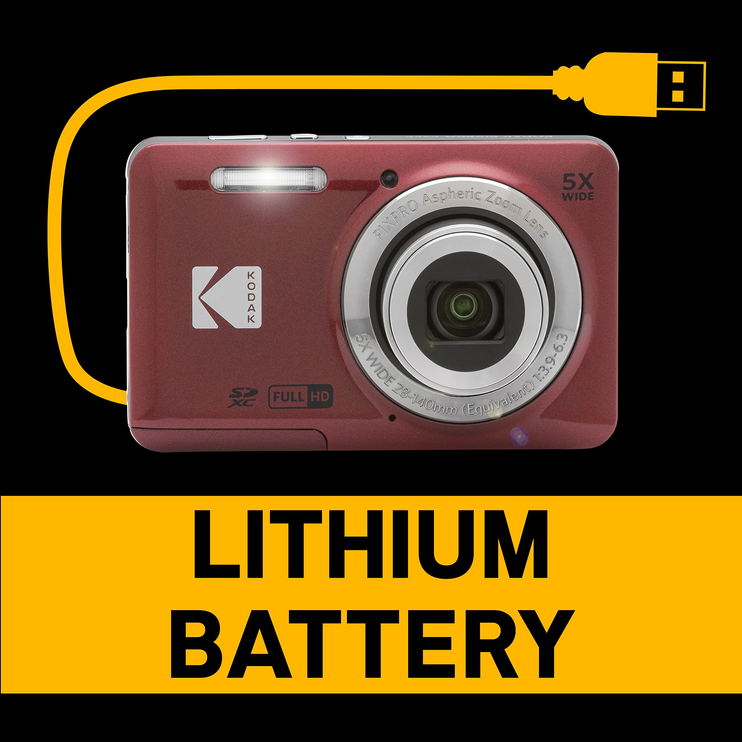 Amazon Canada: Kodak PIXPRO Friendly Zoom FZ55-RD 16MP Digital