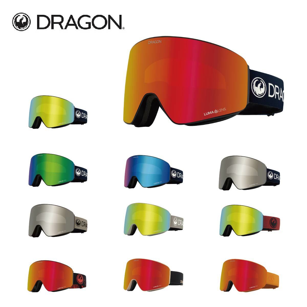 スキーゴーグル ドラゴンゴーグル DRAGON メンズ レディース 2025 PXV