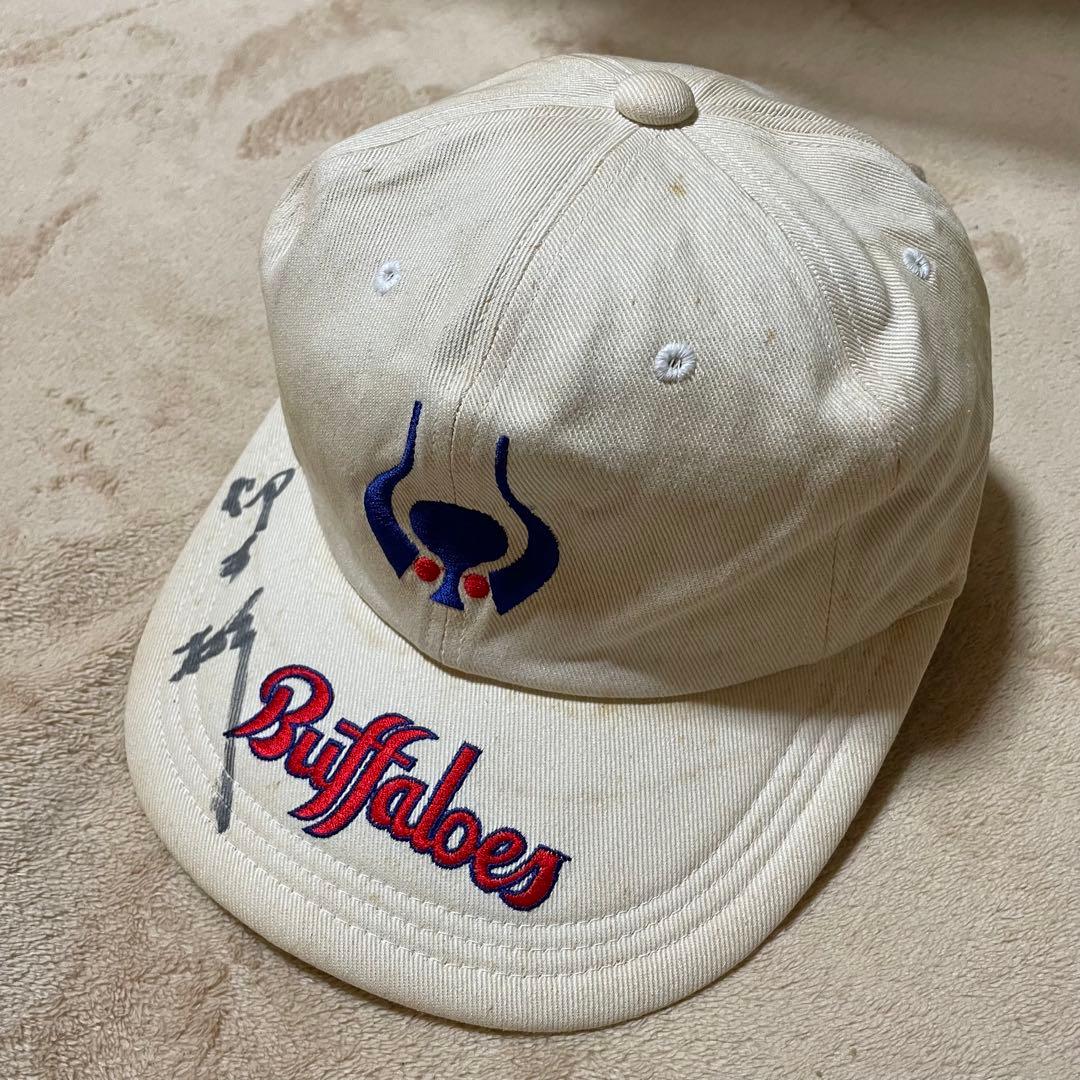 近鉄バファローズ 仰木 彬サイン入り　ベースボールキャップ 近鉄バファローズ 仰木 彬サイン入り ベースボールキャップ - メルカリ