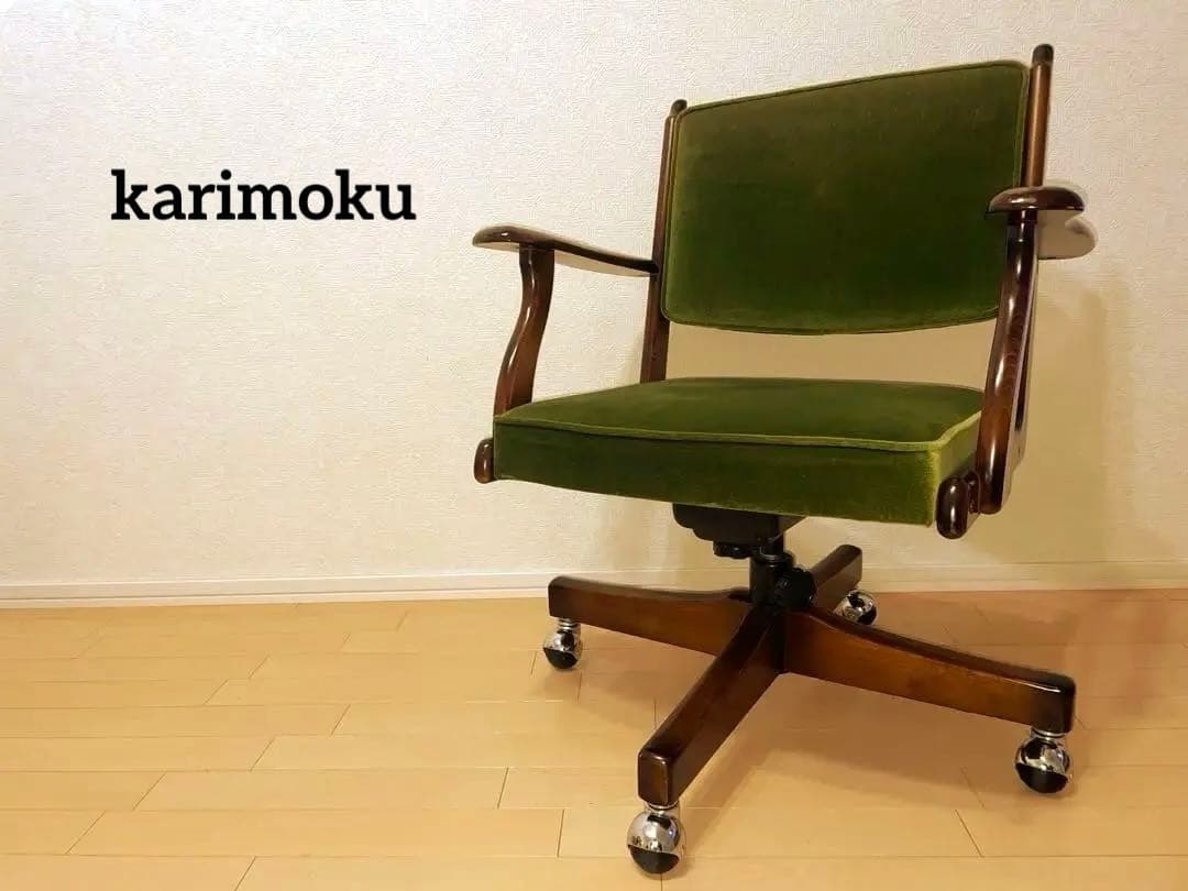 karimoku コロニアル デスクチェア 美品　カリモク　イス　椅子　チェア Karimoku(カリモク家具)のCOLONIAL(コロニアル)シリーズ デスク