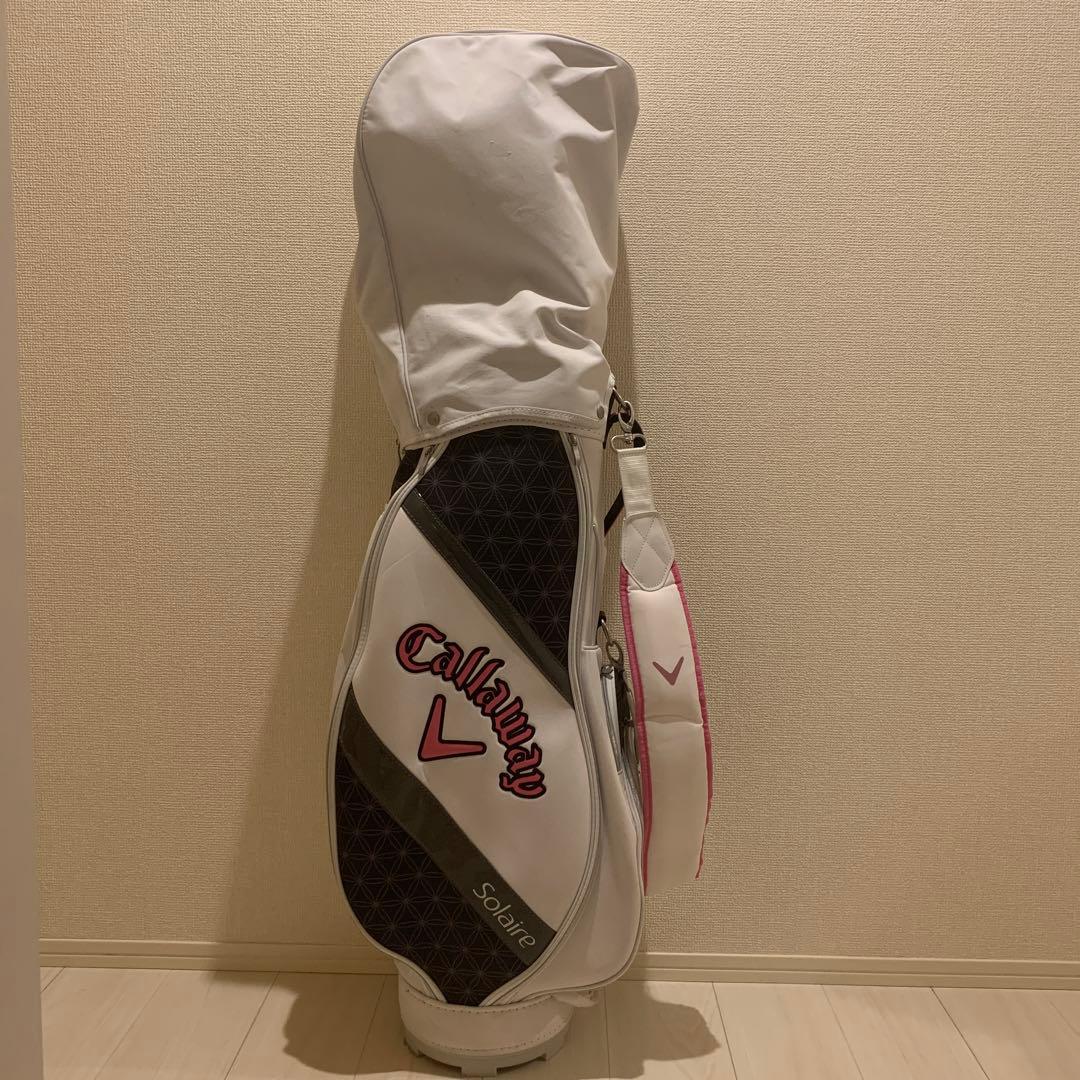 Callaway Solaire キャディバッグ 右用 レディース キャロウェイ ソレイル パッケージセット 8本＋