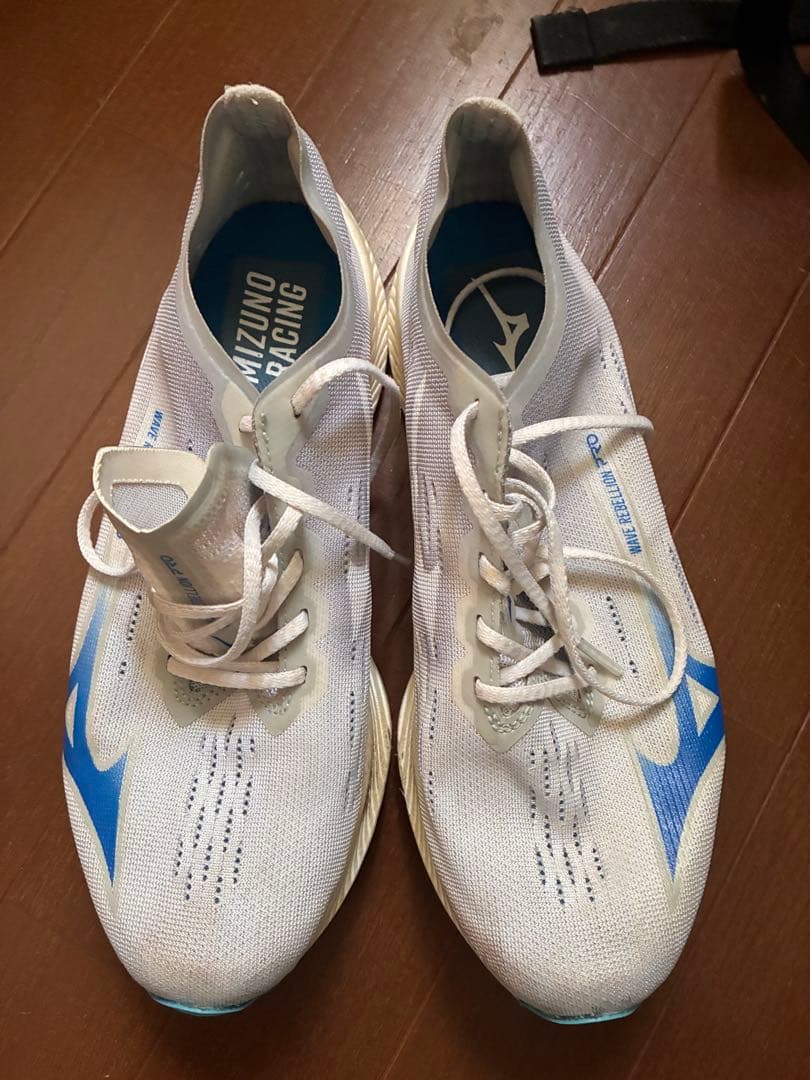 ミズノ　ウエーブリベリオンプロ ナチュラル　27.5 MIZUNO（ミズノ） WAVE REBELLION PRO LOW ウエーブリベリオンプロ LOW