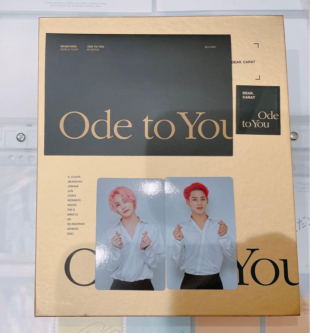 ode to you コンサート初回Blu-ray SEVENTEEN WORLD TOUR 'ODE TO YOU' IN SEOUL ＜日本仕様＞(Blu-ray
