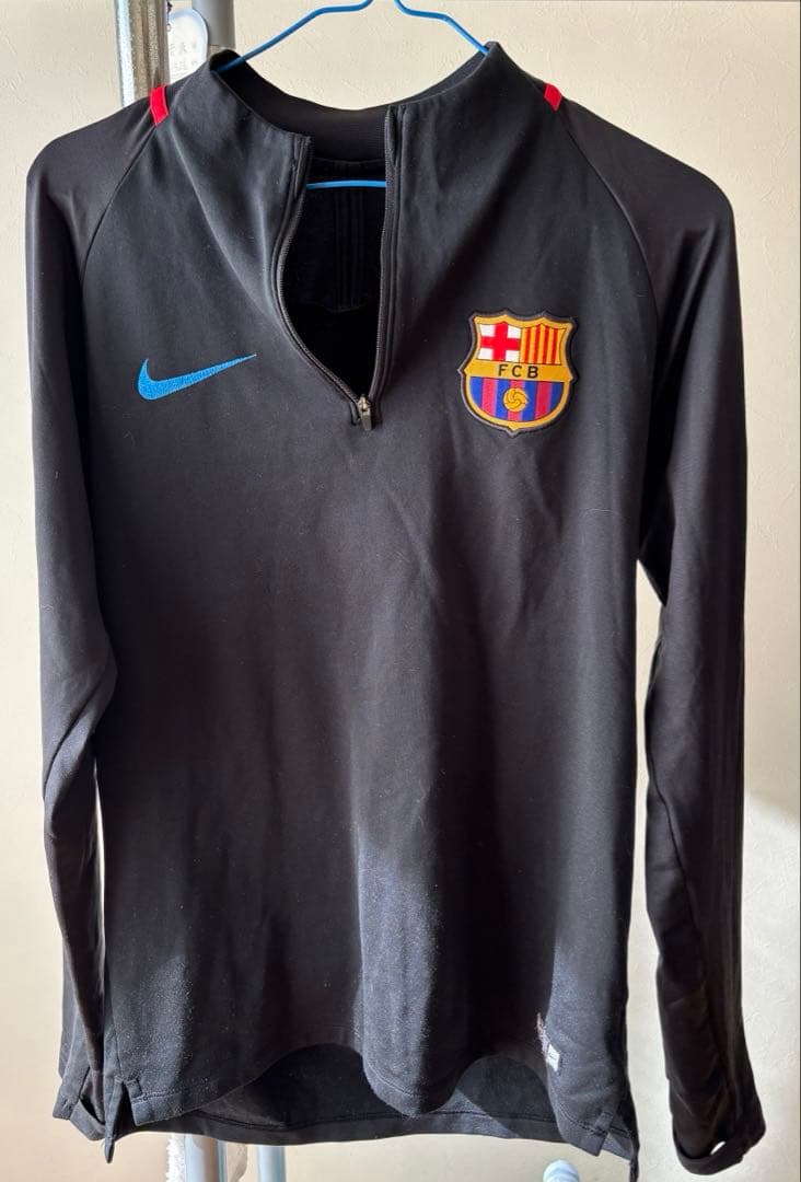 FCバルセロナ　ナイキハーフトレーニングジャケット メンズSサイズ NIKE（ナイキ） 25-26 FCB FCバルセロナ Dri-FIT アカデミープロ