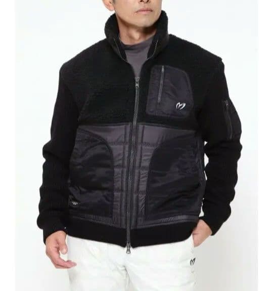 MASTER BUNNY EDITION 袖ニット切替し ボアフリース 中綿 MASTER BUNNY EDITION（マスターバニーエディション）の「【MASTER